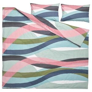 (Retired) SVALSTJÄRTAR Duvet cover and pillowcases, King Size